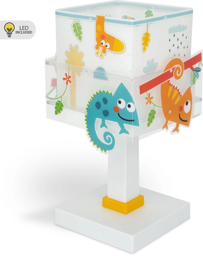 Tafellampje Happy Jungle glow in the dark Dalber 8420406002453