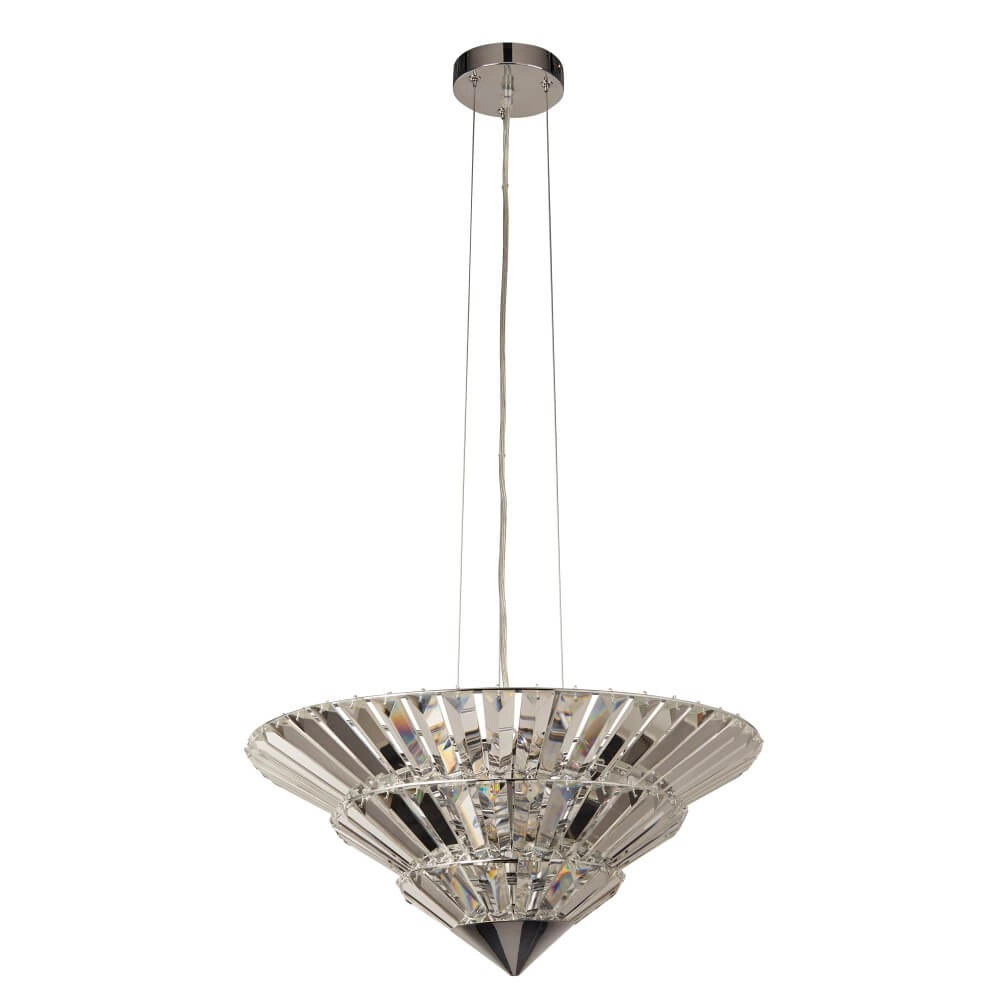 Ø 40cm hanglamp Bali zwart met bruin