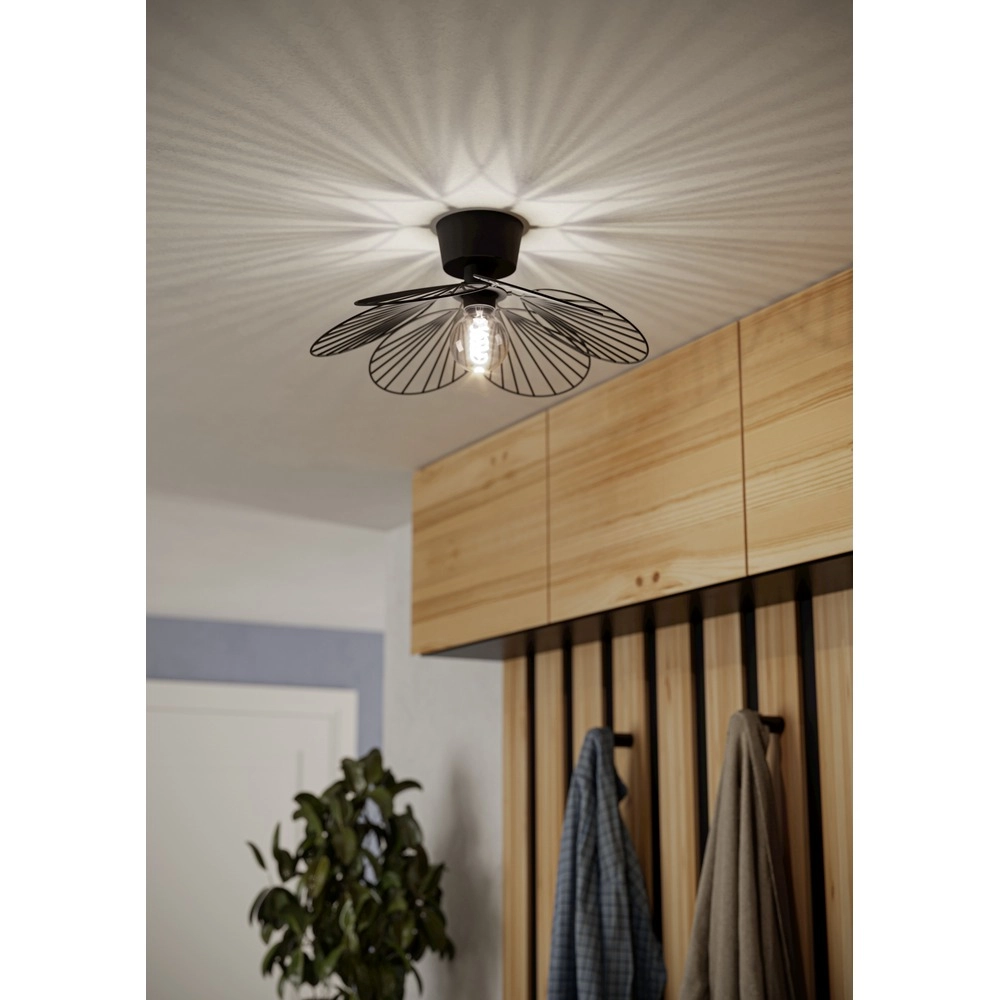 Plafondlamp Binacua zwart Ø 45cm Eglo 9008606405947