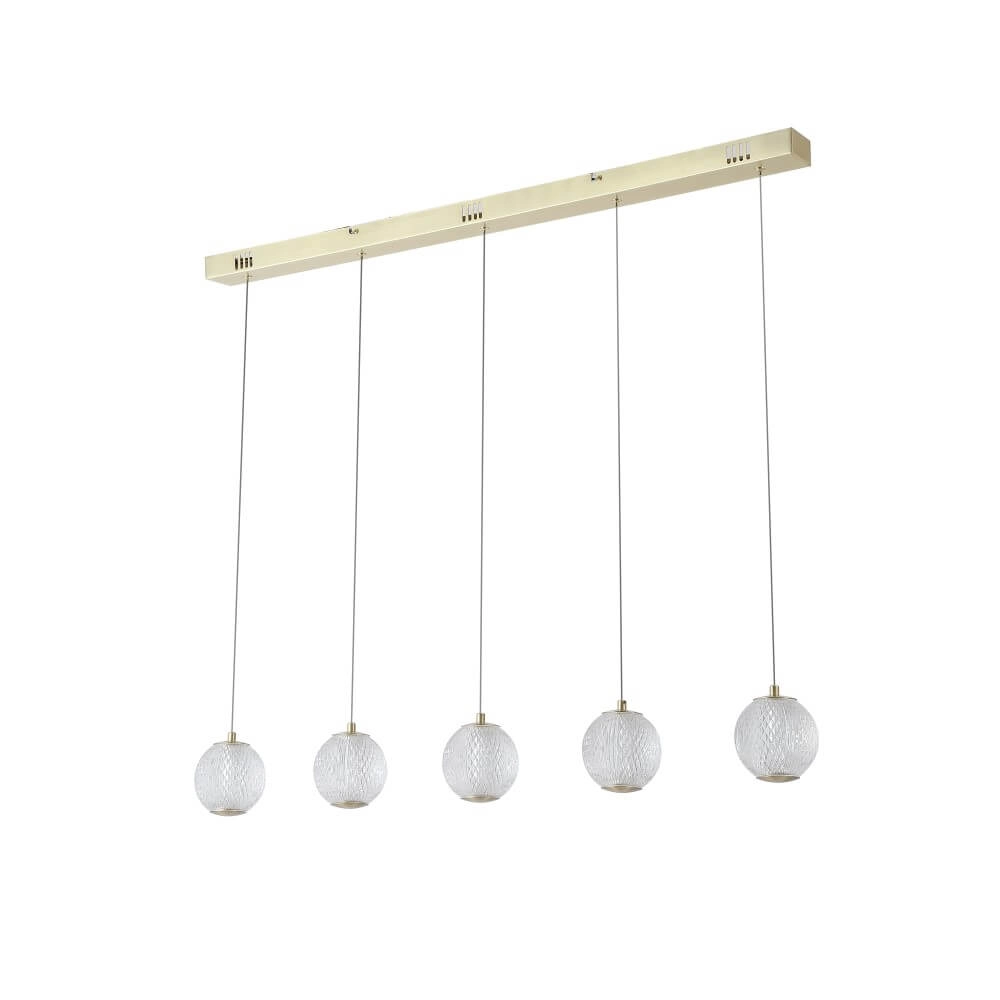 5-lichts hanglamp Allure oosters Searchlight 5053423273976