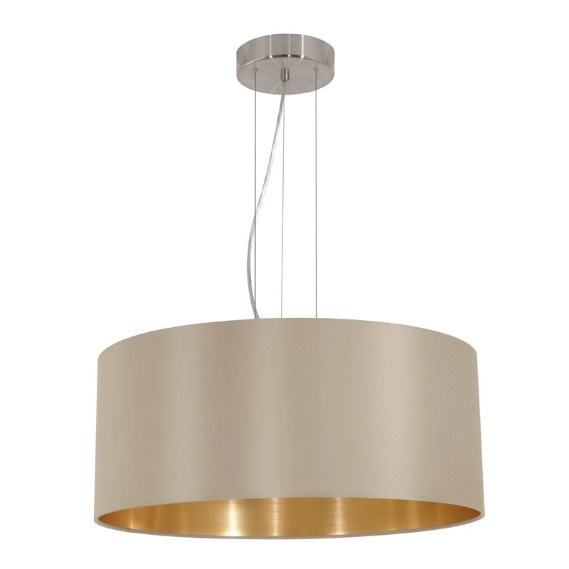 Hanglamp Maserlo Beige/Goud