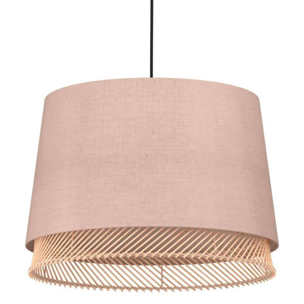 Hanglamp Tabley Ø 38cm - linnen met rotan Eglo 9002759439750