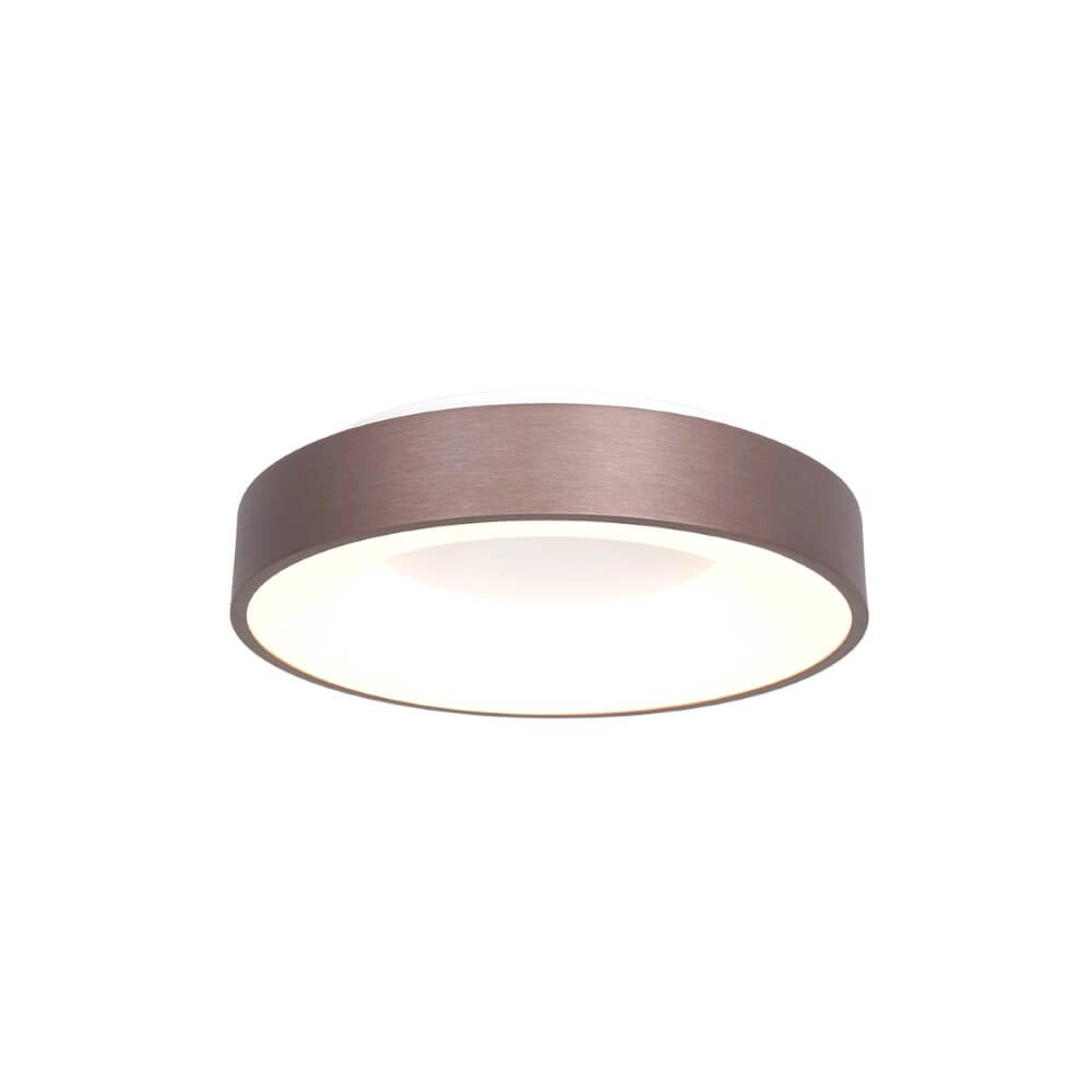 Bronzen led plafonnière Ringlede Ø 30cm