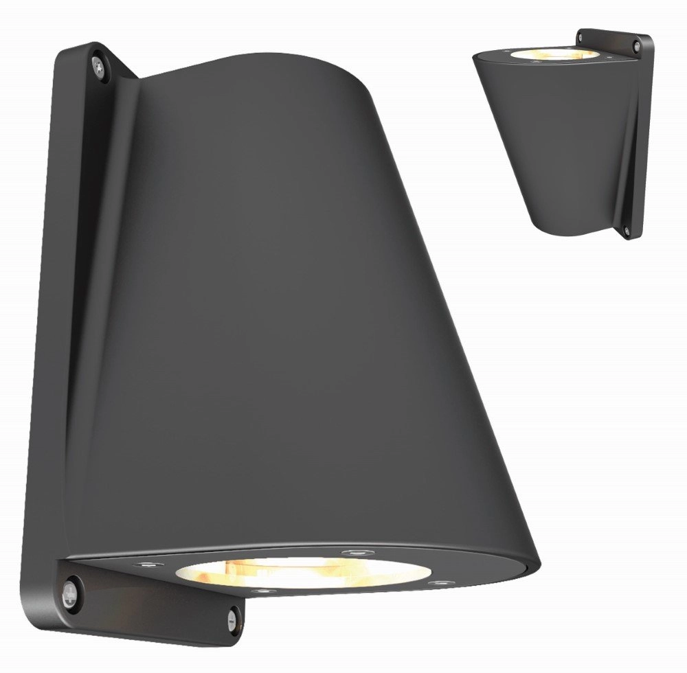 Downlighter Gevel antraciet