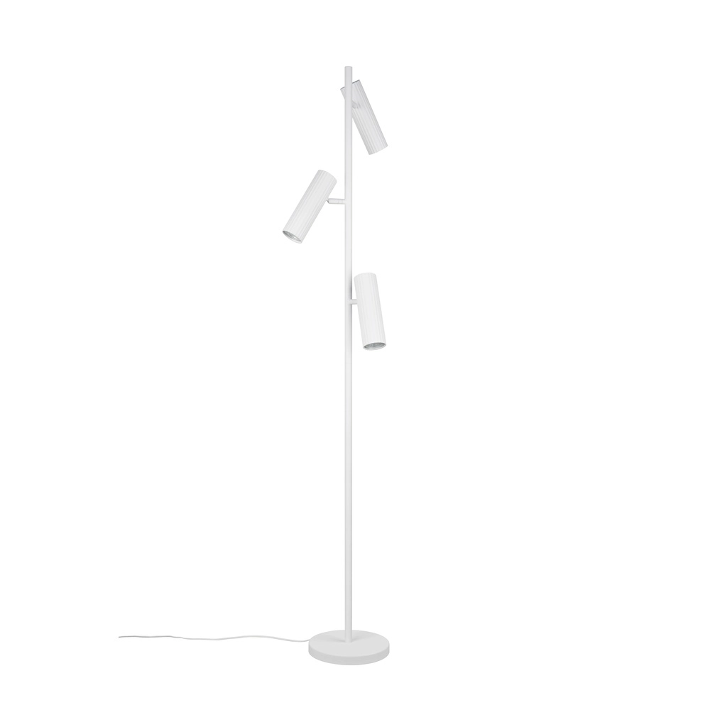 Design vloerlamp Soka wit Trio 4017807658637