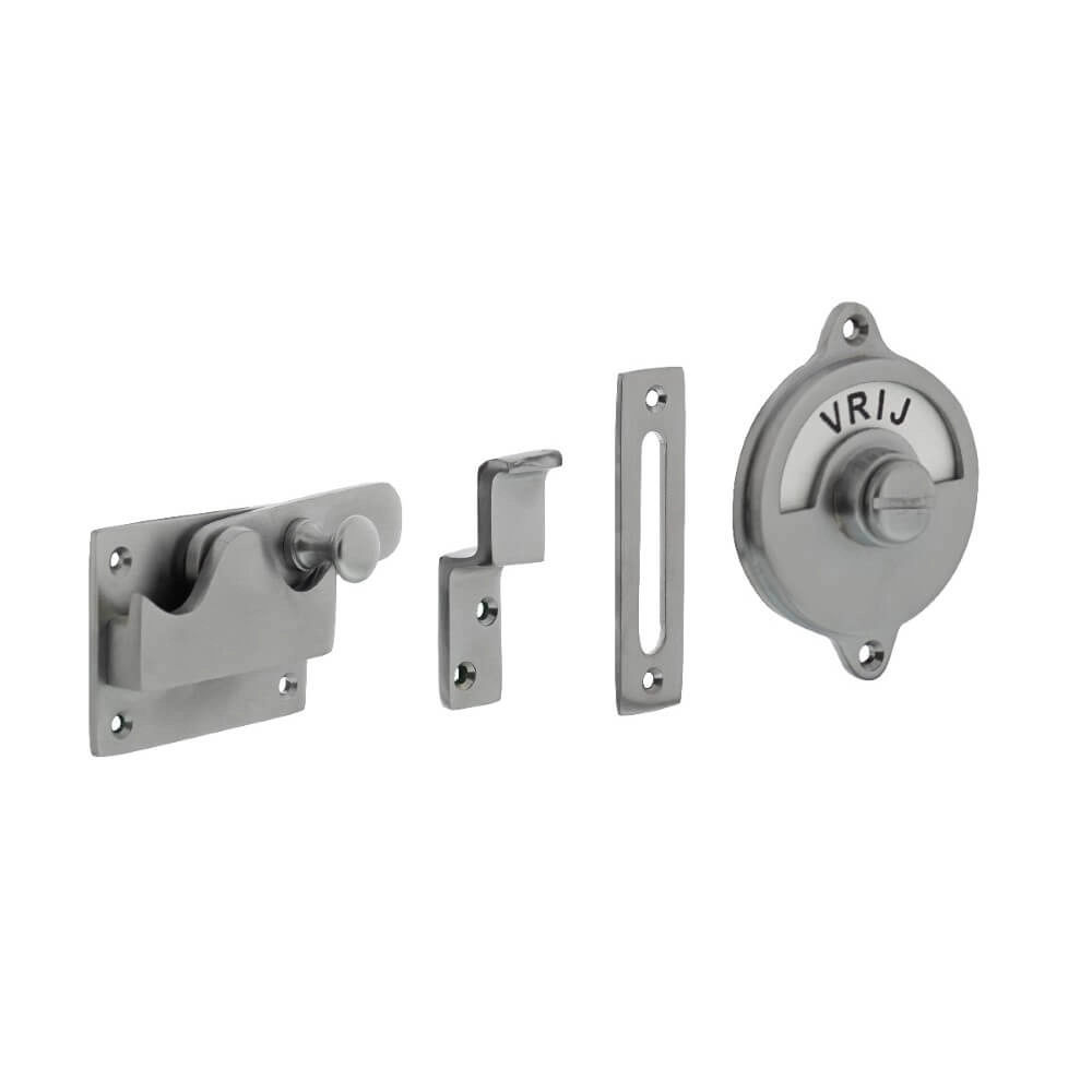 WC-overslag Tira vlak mat chroom