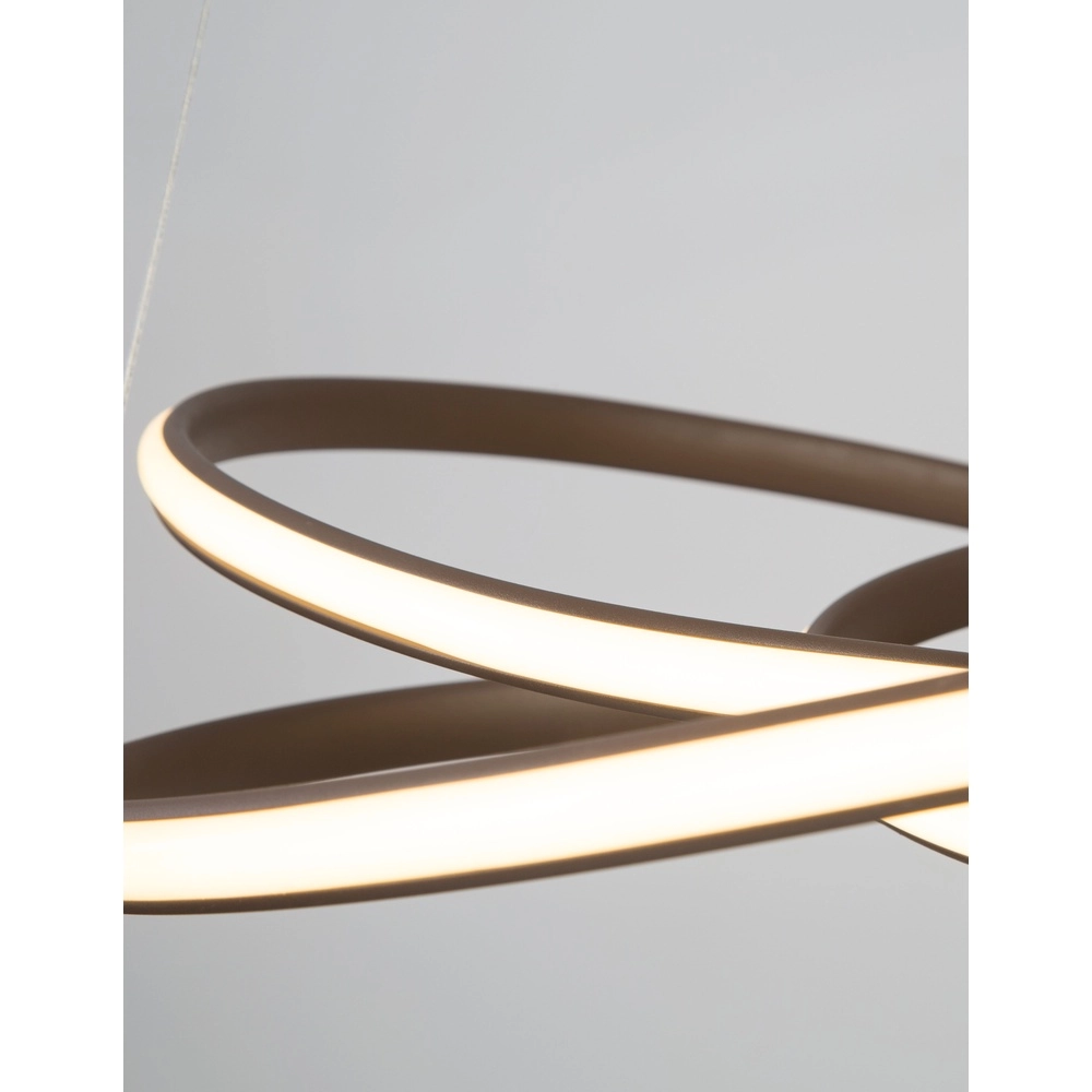 Design hanglamp Menton koffie bruin Lyora 5212017424310