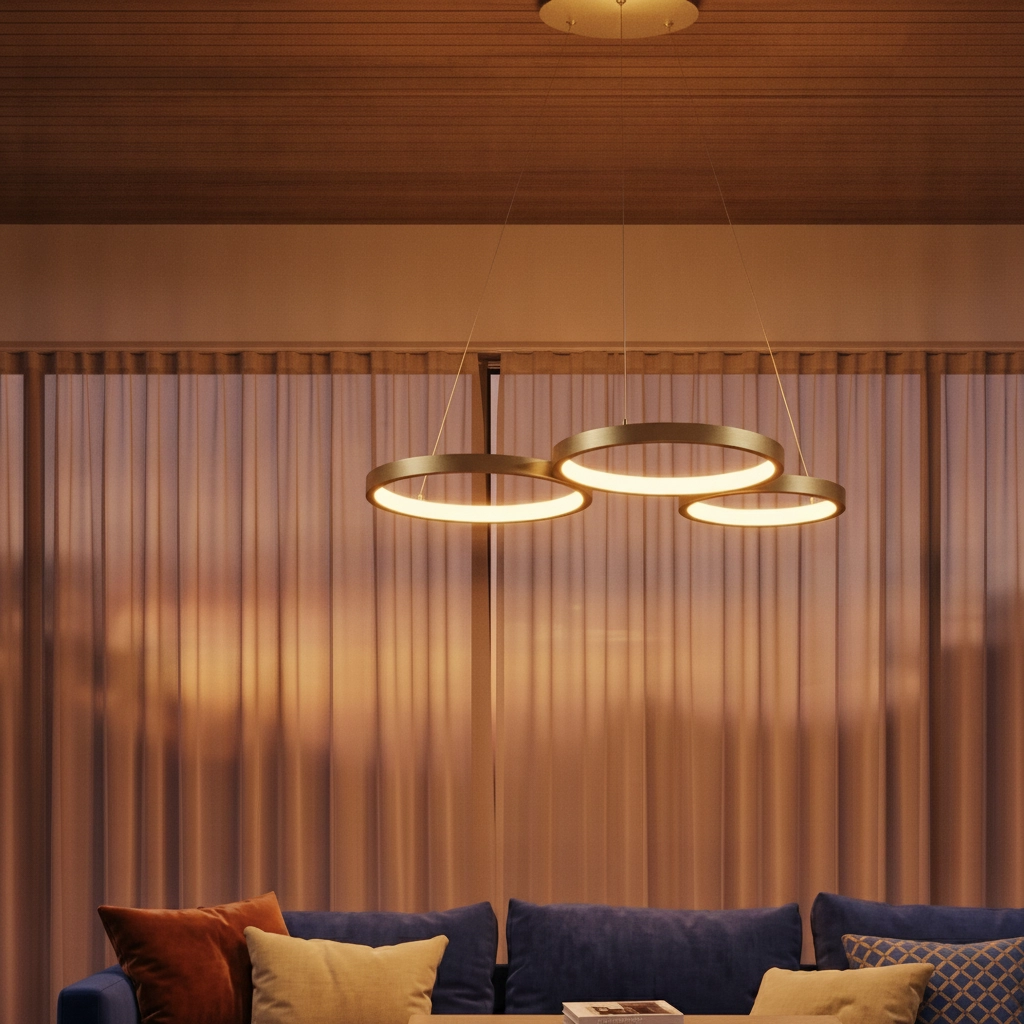 Moderne hanglamp Magnus goud 55cm