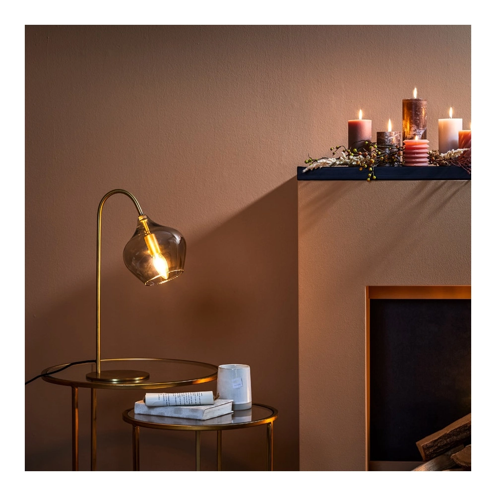 Tafellamp Rakel brons Light & Living 8717807303198
