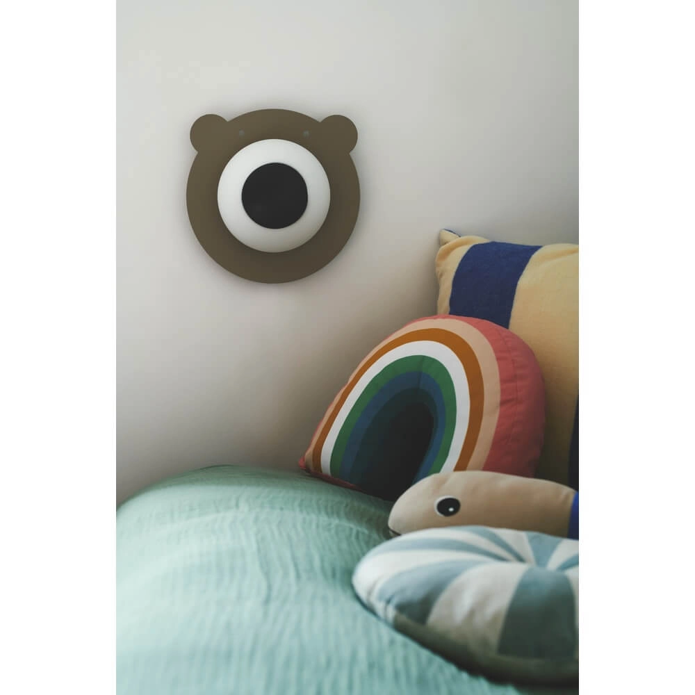 Kinder wandlamp Bruna Bear bruin Nordlux 5704924016035