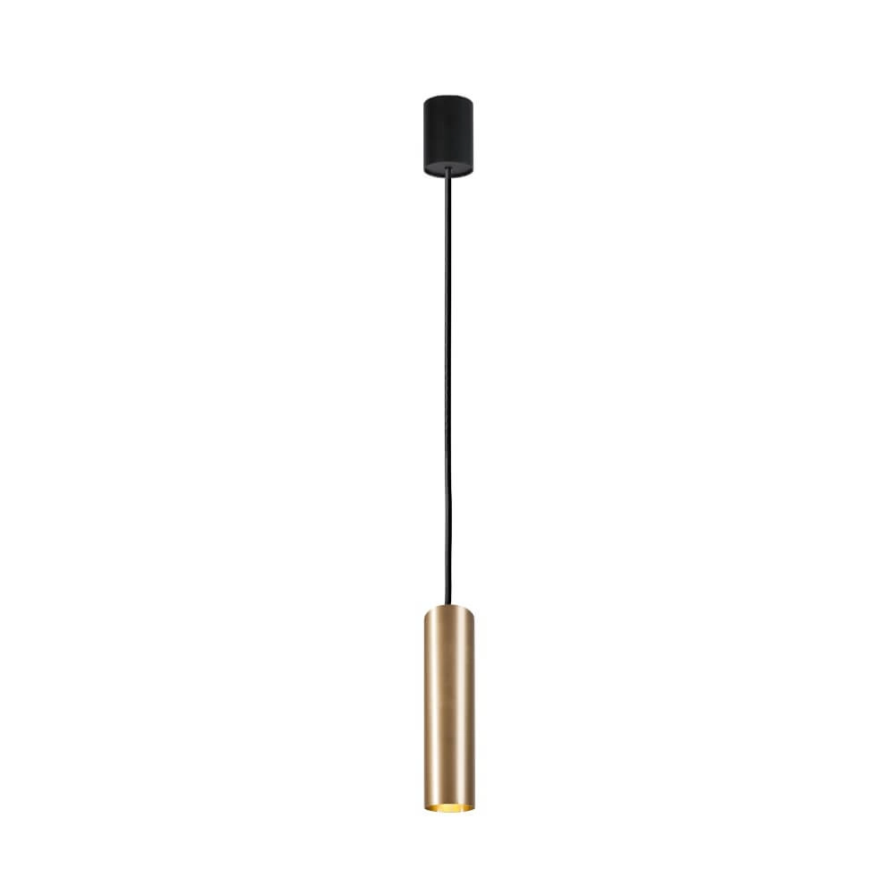 Smalle hanglamp Eye zwart/goud Lyora 5903139891493