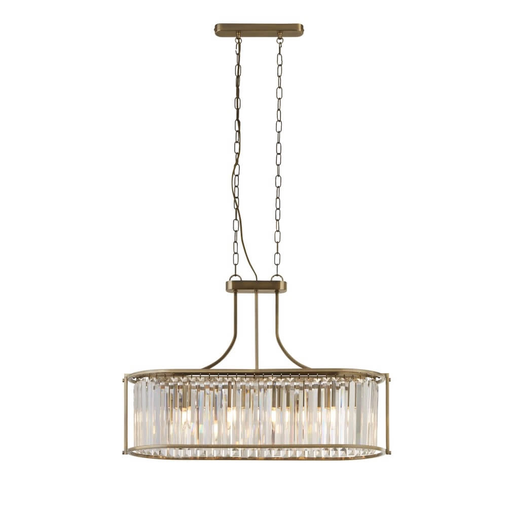 Klassieke hanglamp Victoria 78cm x 30cm Searchlight 5053423206912