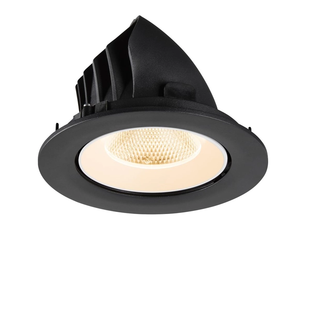 Inbouwspot Numinos Gimble L zwart/wit 2700K - 20gr SLV 4024163310505