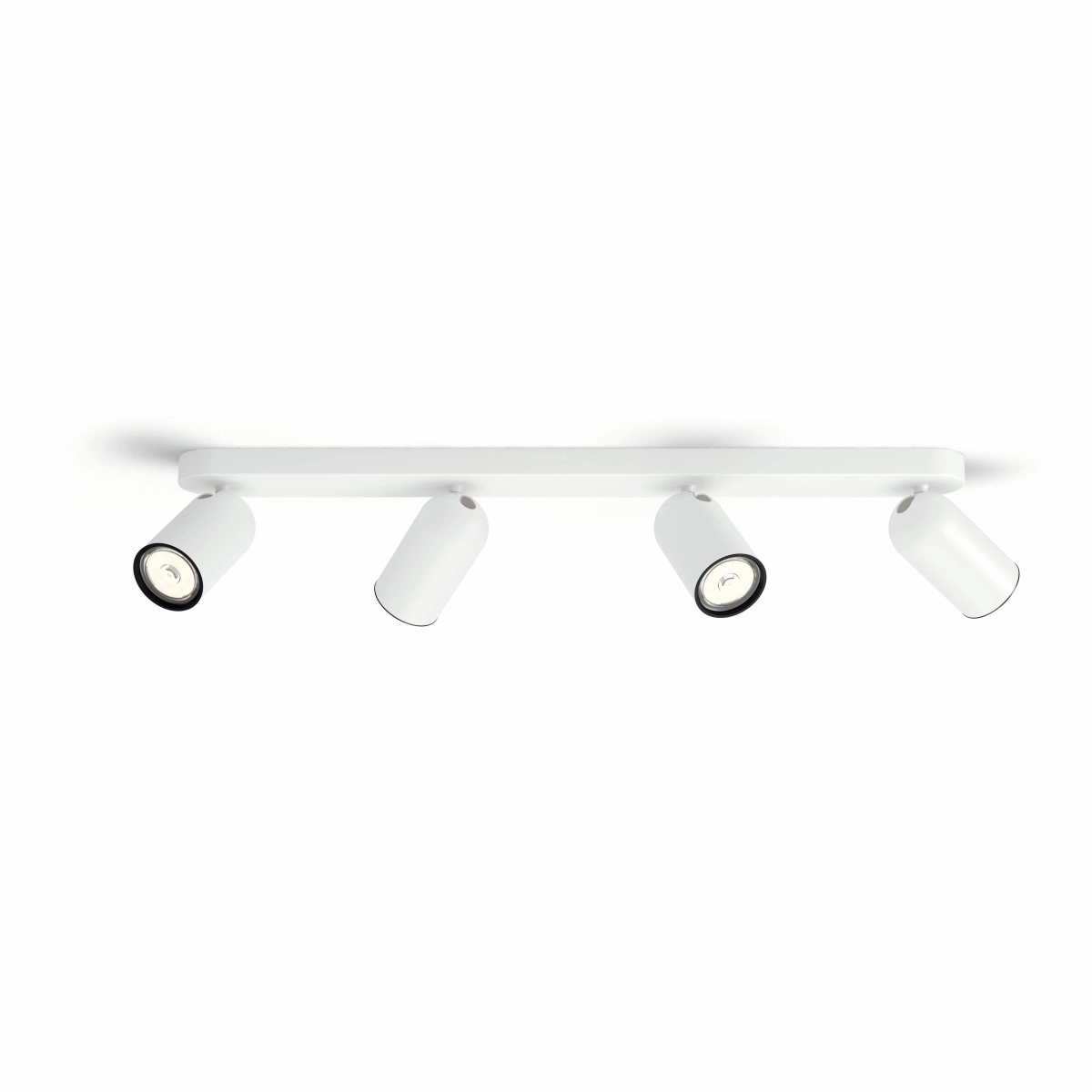 lamp Pongee 4-lichts wit Philips 8718696164853