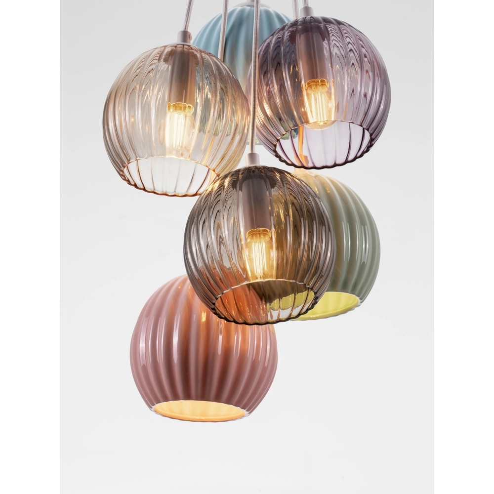 Gekleurde hanglamp Meline 6-lichts Lyora 5212017473998
