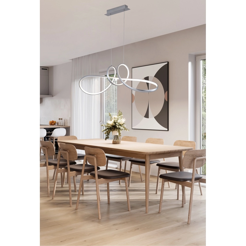 Hanglamp Maisie grijs Searchlight 5053423302249