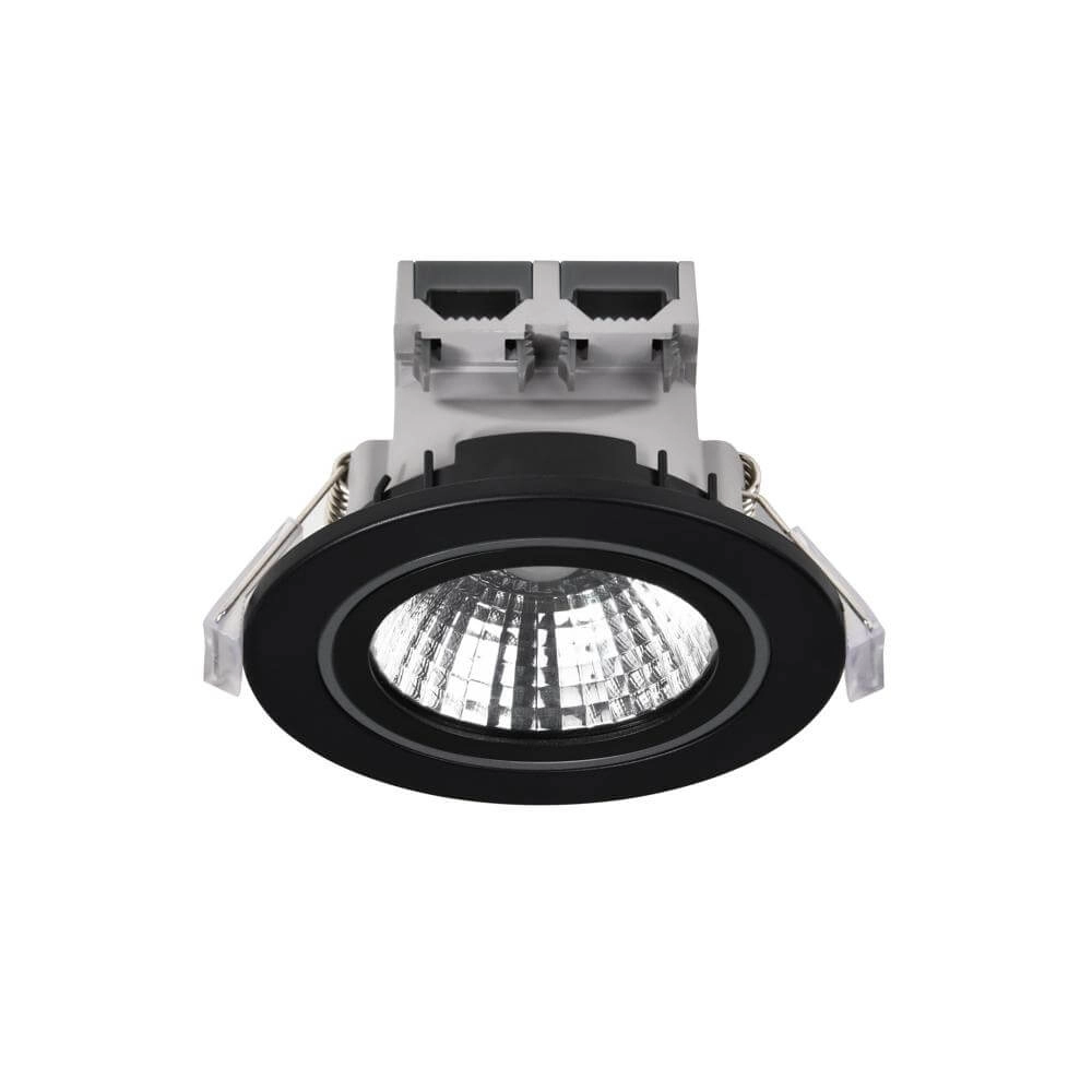 Ronde inbouwspot Alec zwart Nordlux 5704924006968