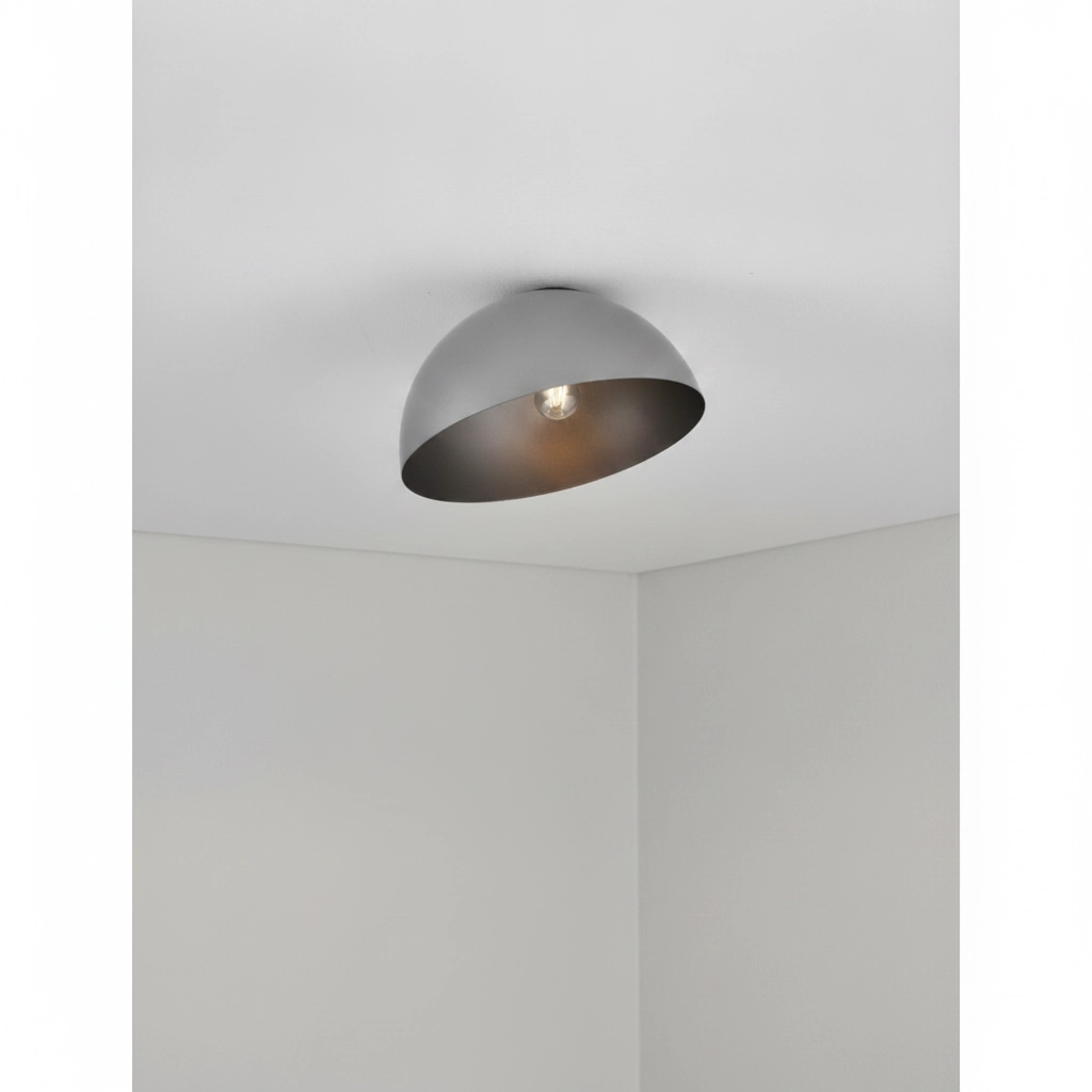 Plafondlamp Onia zwart Ø 40cm