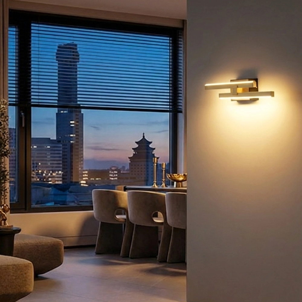 Design wandlamp Amica goud