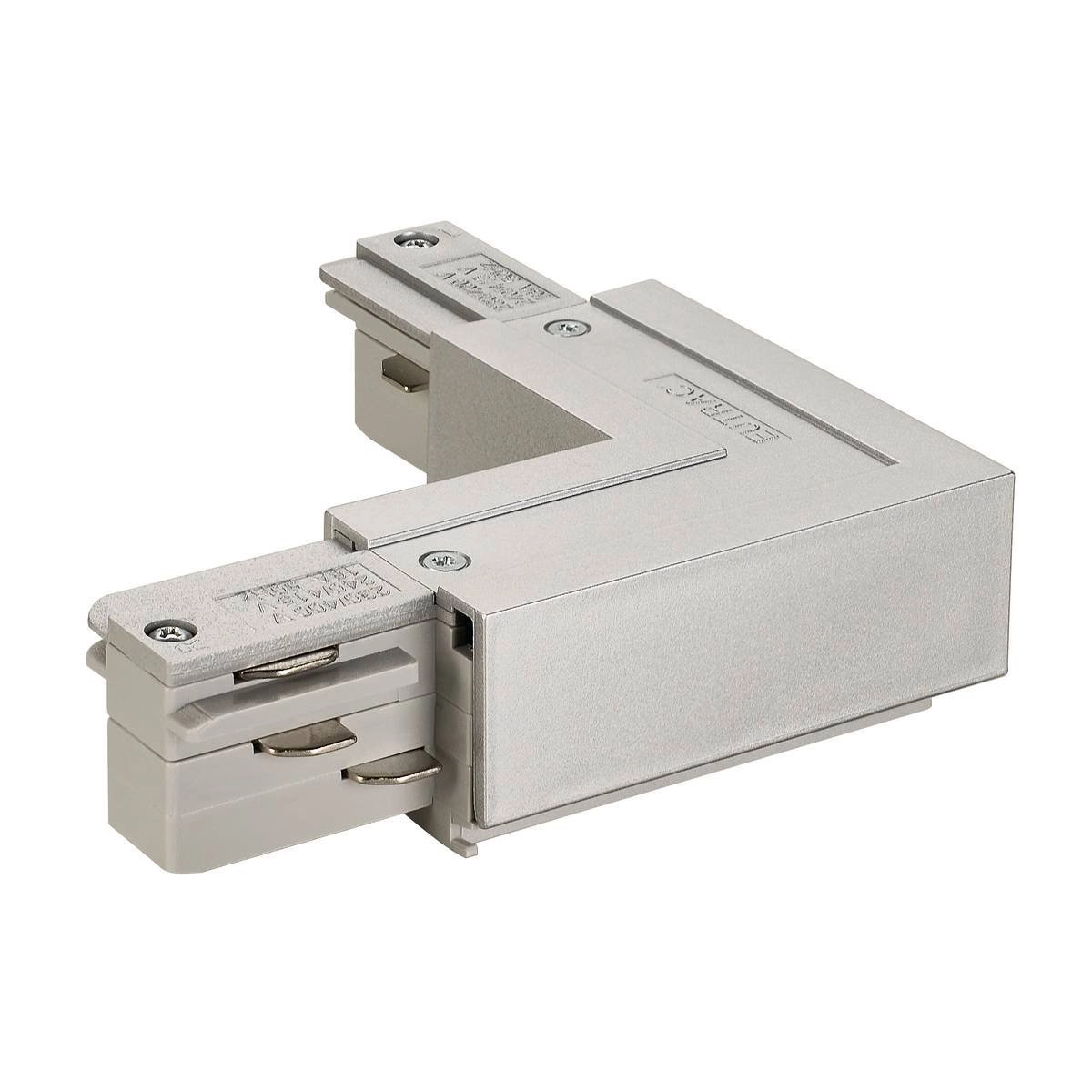 3-fase L-Connector 1 aarde buiten grijs