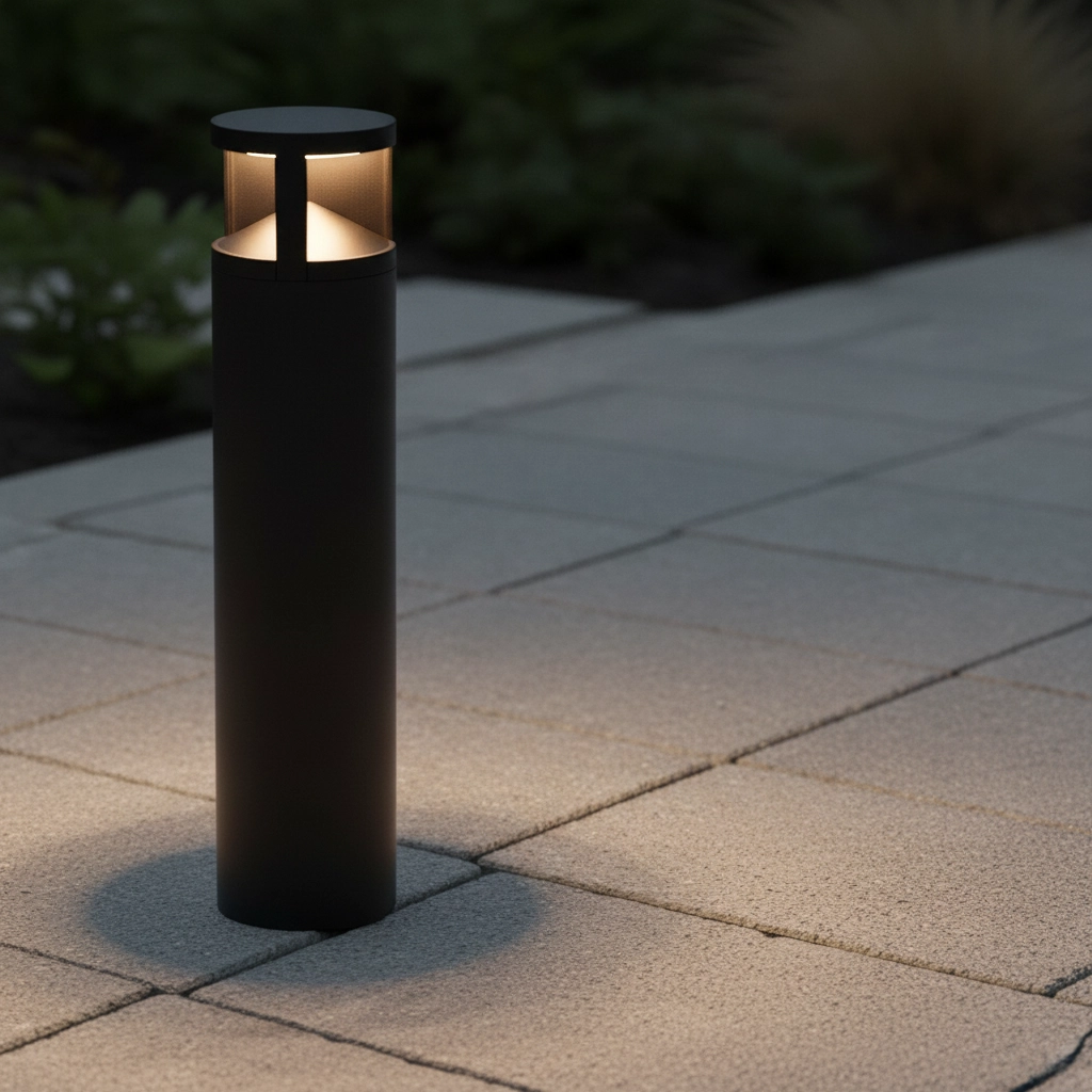 Zwarte padverlichting Soul 73cm