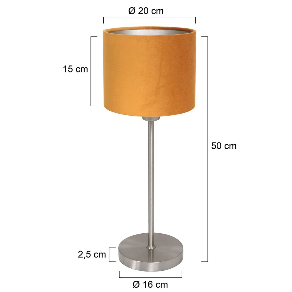Tafellamp Noor met gouden kap Steinhauer 8712746182071