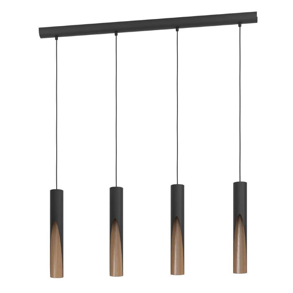 Cilinder hanglamp Barbotto 4-lichts
