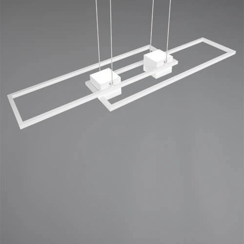Led hanglamp kantoor Albany wit Trio 4017807610338