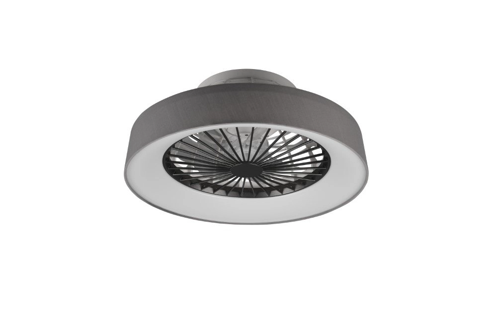 Led plafondventilator Farsund 47cm zwart Trio 4017807491081