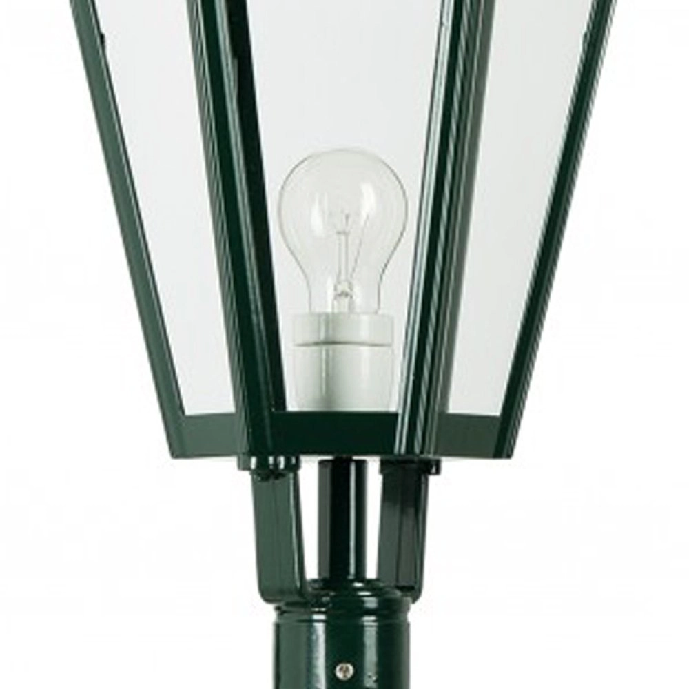 Nostalgische lantaarnlamp Bergum K7B met kronen - zwart KS verlichting 8714732150941
