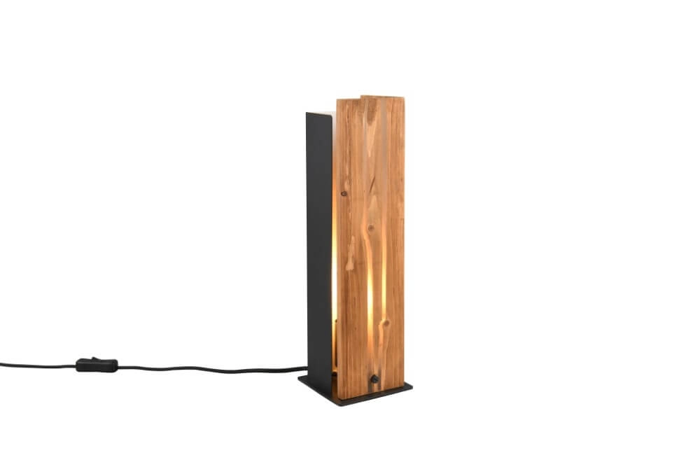 Houten tafellamp Karuni