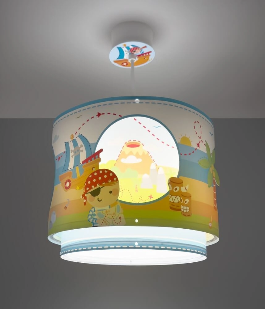 Kinderkamer hanglamp Pirate Island Ø 26cm Dalber 8420406002736
