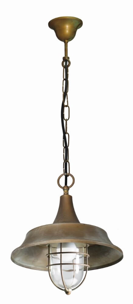 Messing hanglamp Atelier S - ketting