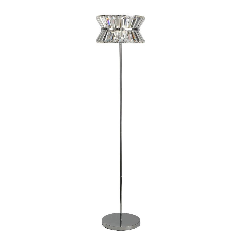 Vloerlamp Uptown chroom Searchlight 5053423244051