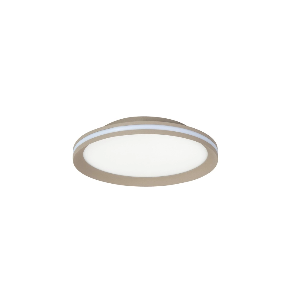 Design plafonniere Twilight Ø 30cm zand bruin
