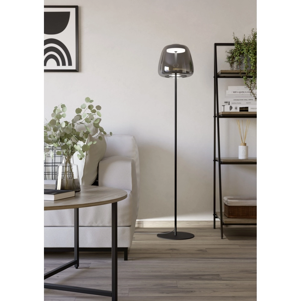 Vloerlamp Alfero-Z smoke glas - app bediening Eglo 9008606312870