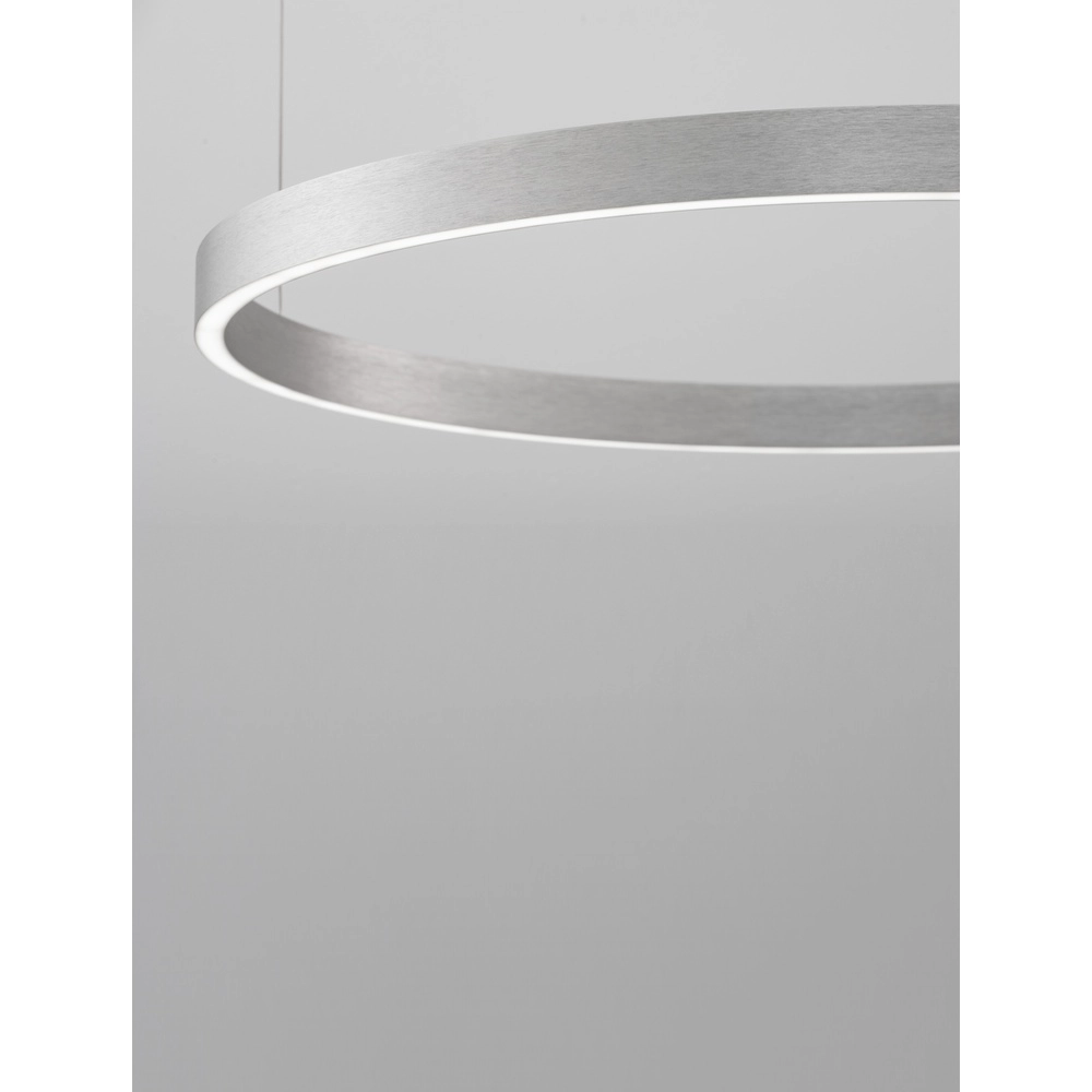 Design hanglamp Elowen zilvergrijs Ø 80cm Lyora 5212017439116