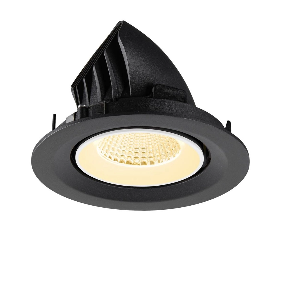 Inbouwspot Numinos Gimble M zwart/wit 3000K - 40gr SLV 4024163311915