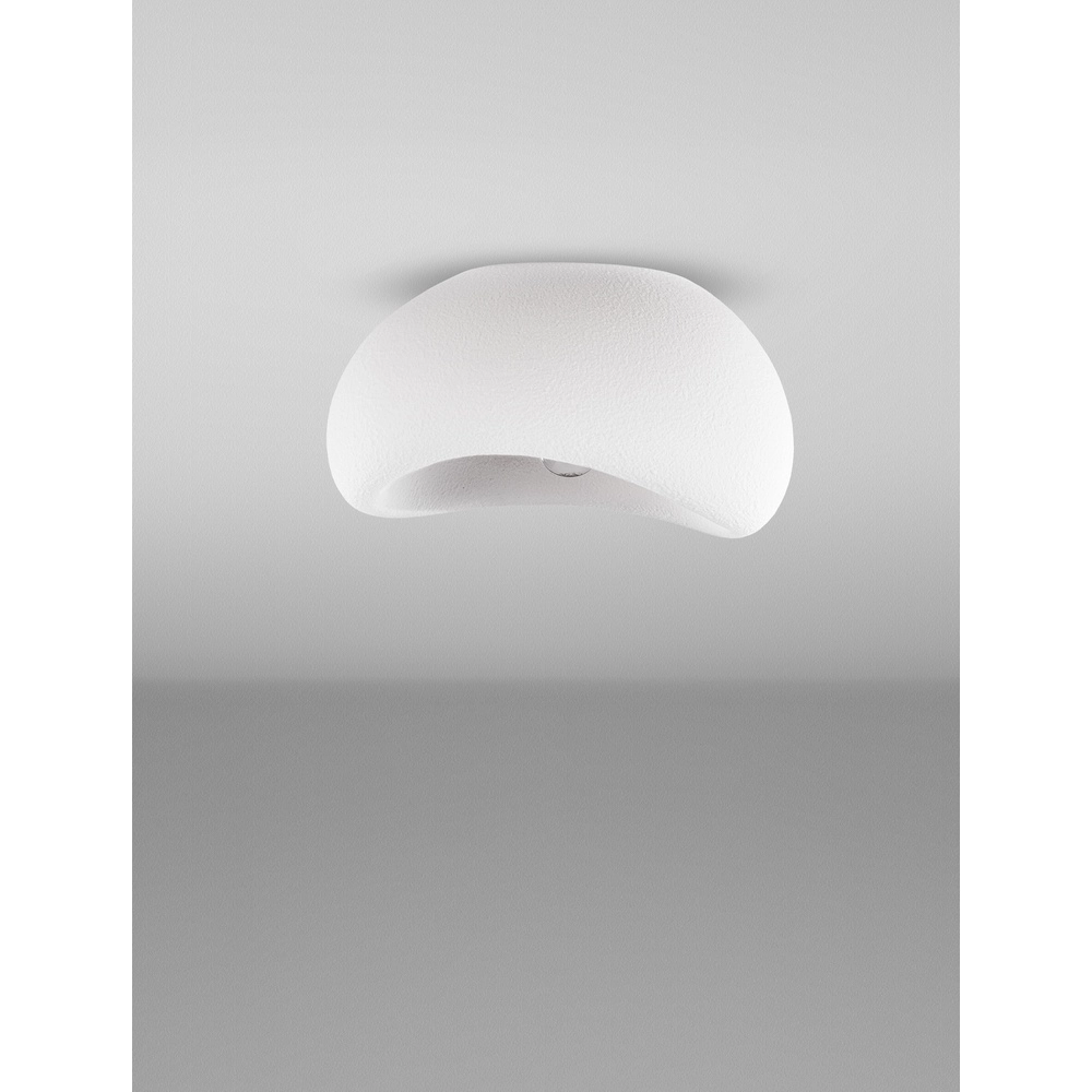 Natuurlijke plafondlamp Aere wit 40cm Lyora 5212017460806