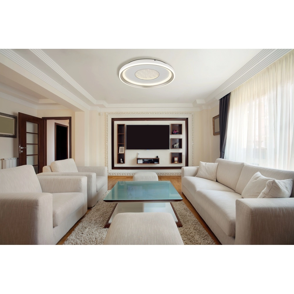 Plafondlamp Eila Ø 48cm wit Globo 9007371516407