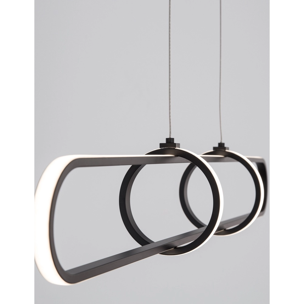 Design hanglamp Arte langwerpig zwart Lyora 5212017426062