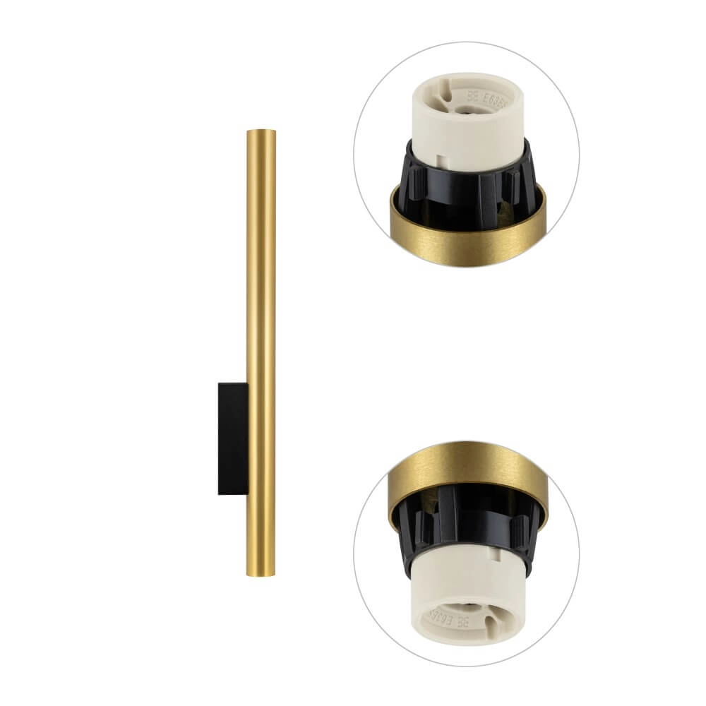 Gouden lange wandspot Fourty  XL up & down Lyora 5903139107600
