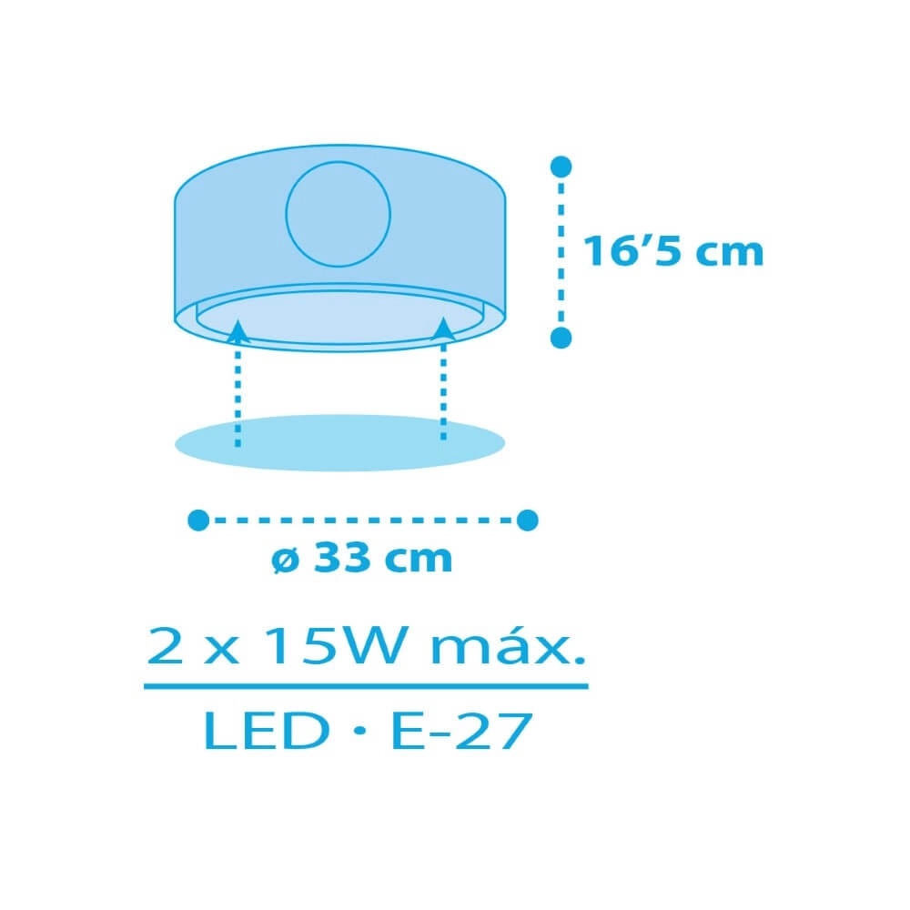 Kinderkamer plafondlamp Pirate Island Dalber 8420406003245