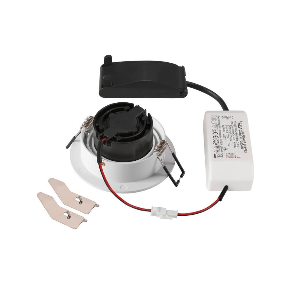 Ronde led spot New Tria 75 wit - 2700K - 705lm - 38g SLV 4024163277662