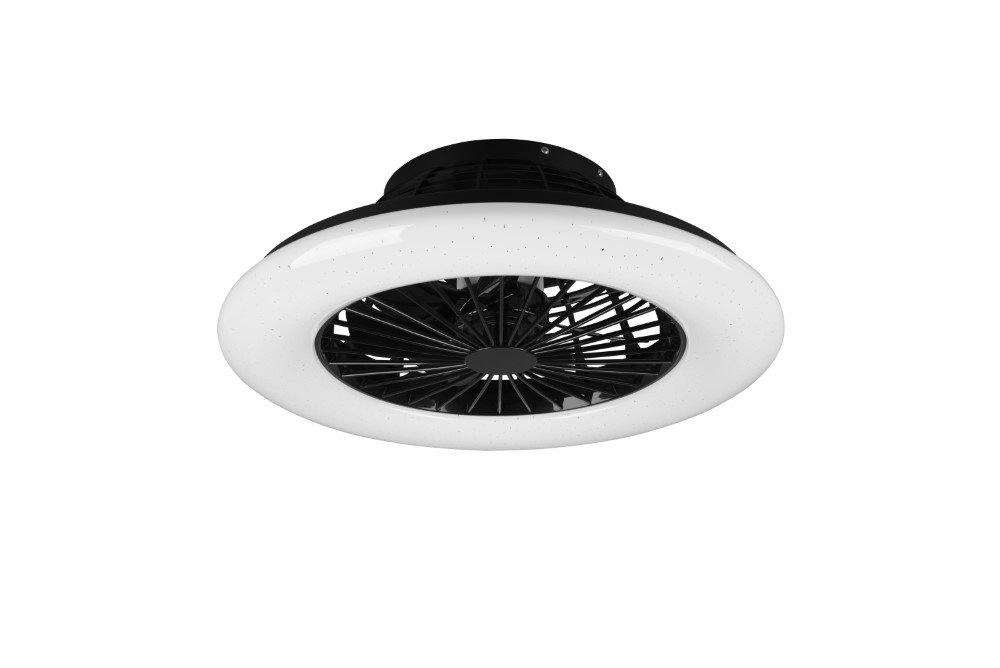 Zwarte plafondventilator Stralsund Trio 4017807491098