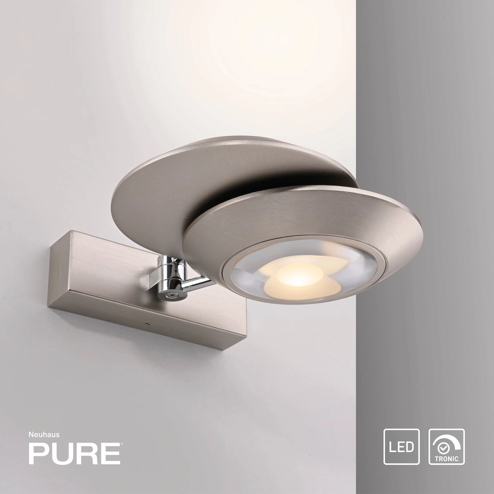 2L led wandlamp Pure Oculis Diamond grey Paul Neuhaus 4012248397022