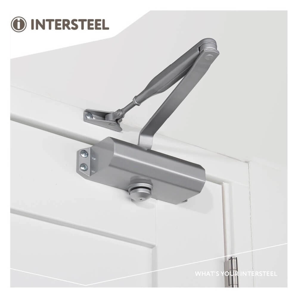 Deurdranger Closura met schaararm DR 122 RVS Intersteel 8714186391365