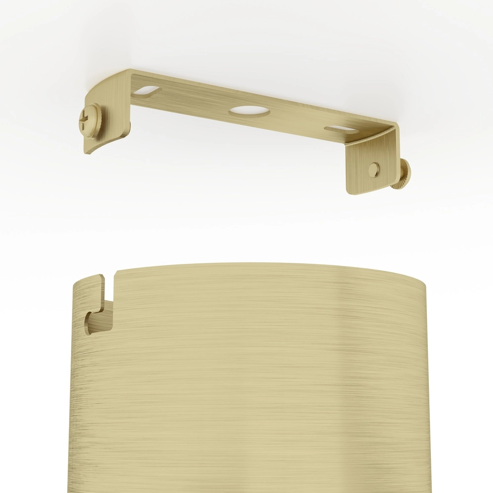 Slanke led plafondlamp Aieta 72cm - zwart met goud Eglo 9008606316090