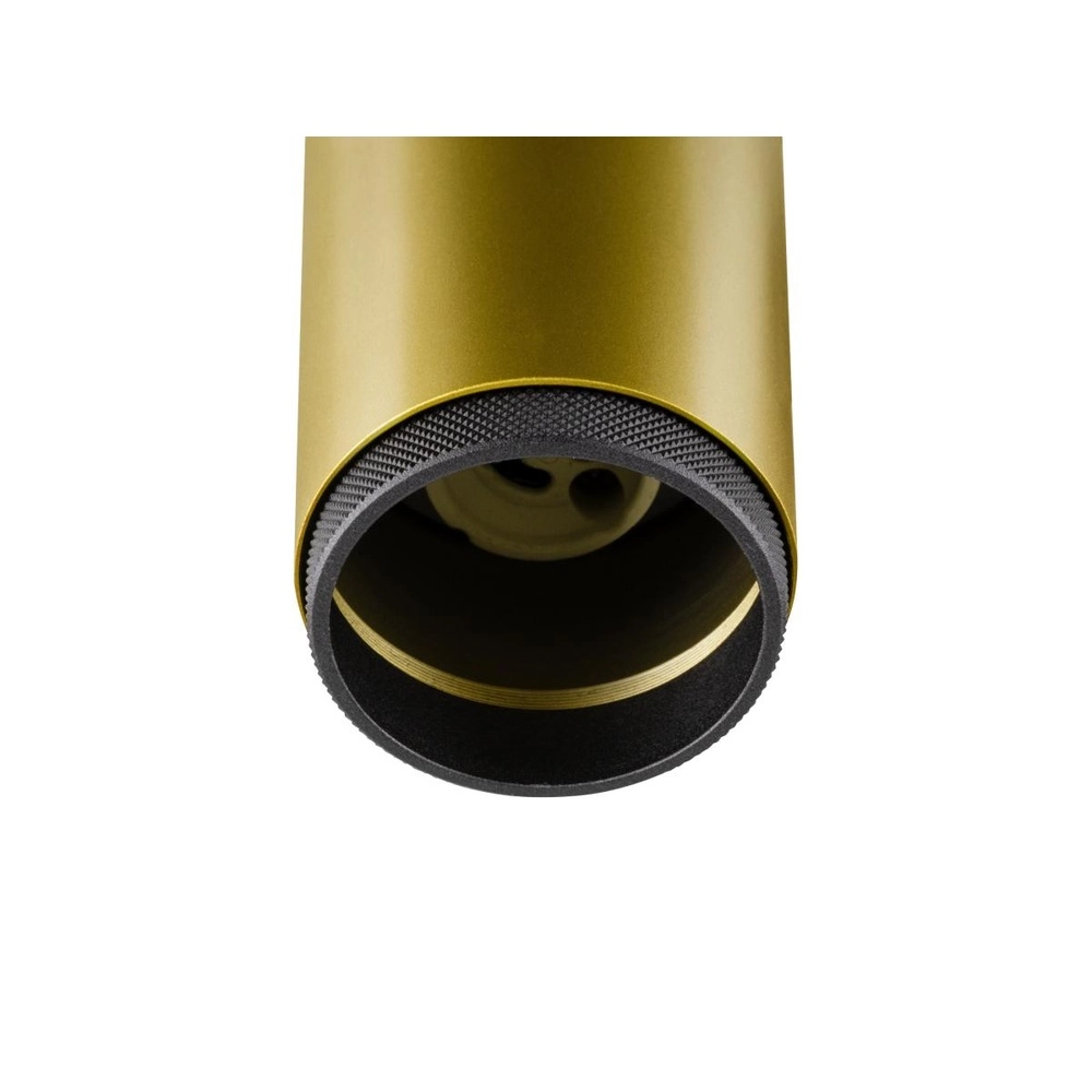 Opbouwspot Grip! L 2-lichts goud met zwarte ring SLV 4024163304375
