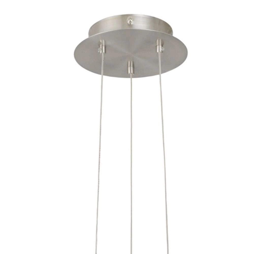 Hanglamp Optica 35cm nikkel met wit Eglo 9002759868147